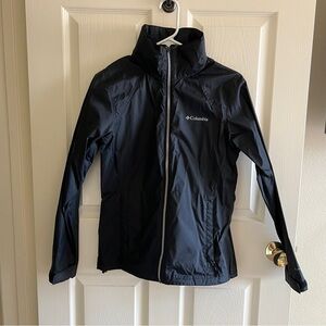 Columbia rain jacket windbreaker black size small
